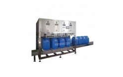 3公斤灌裝機_強酸灌裝機_自動理蓋_上蓋_逐個封口