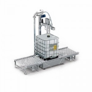 1000升IBC噸桶雙頭下潛式灌裝機(jī)_菜籽油灌裝機(jī)