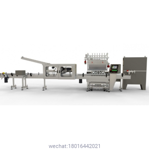 6 – Head Automatic Net Weight Filling & Closing Machine with Lateral Container Transfer for faster cycle times – 1/2 Pint to Gallon Containers.