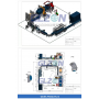 200L Drum Filling Machine for Open Top Drum Filling System
